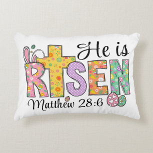 Er ist auferstanden Ostern Christlich Dekokissen