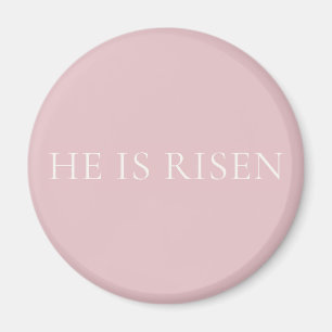 Er ist auferstanden Pink Ostern Christlicher Gla Magnet