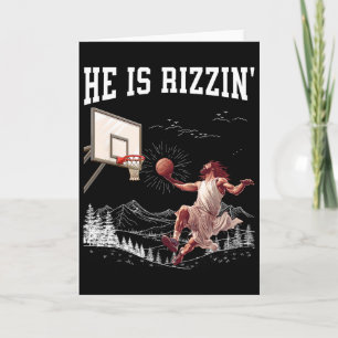 Er Ist Auferstanden Rizzin' Ostern Jesus Christlic Karte
