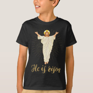 Er ist auferstanden Rizzin' Ostern Jesus Christlic T-Shirt