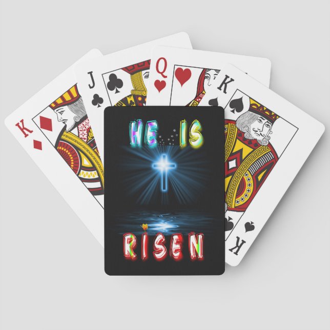 Er ist auferstanden spielkarten (Rückseite)