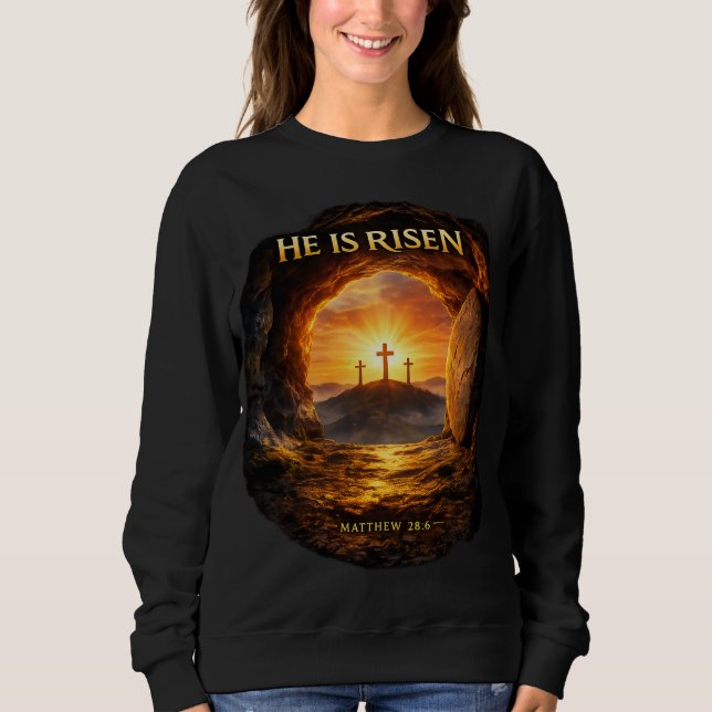 Er ist auferstanden sweatshirt (Vorderseite)