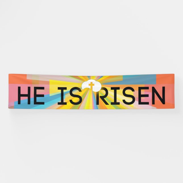 Er ist Auferstehung riskiert Banner (Horizontal)