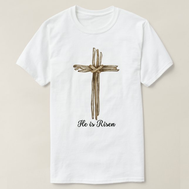 Er ist aufgestanden T-Shirt (Design vorne)