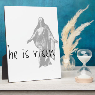 Er ist aufgewachsen jesus christ Osterlappen mormo Fotoplatte