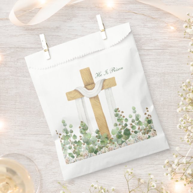 Er ist Christlich Ostern Personalisiert Risen Geschenktütchen (Ausgeschnitten)
