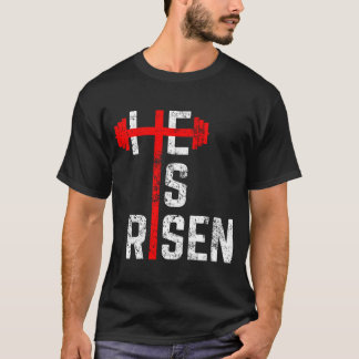 Er ist Christlichen Teenager des Gymnastikkreuzes T-Shirt