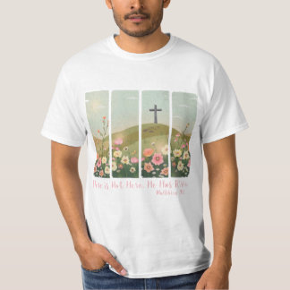 Er ist das Christliche Osterkreuz des Shirts. T-Shirt