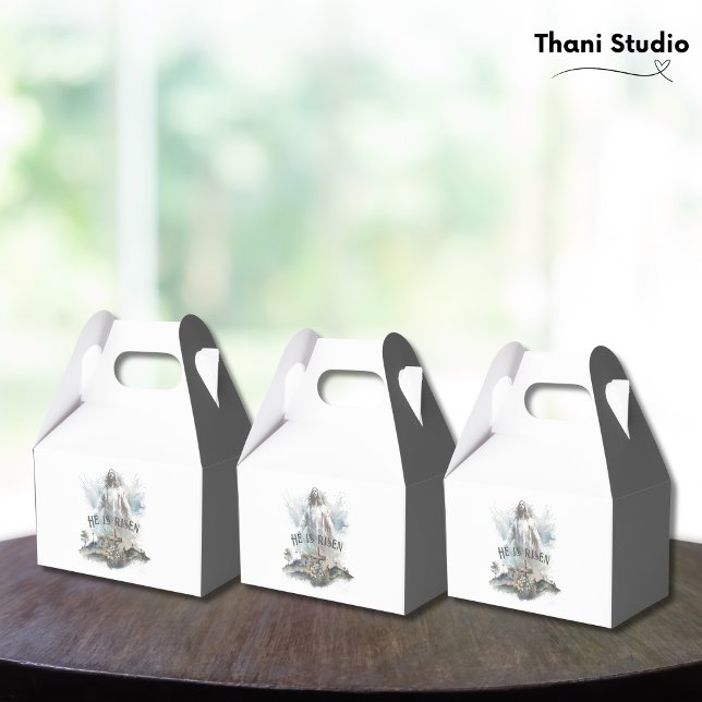 Er ist das Christliche riskante Osterkreuz Geschenkschachtel (Von Creator hochgeladen)