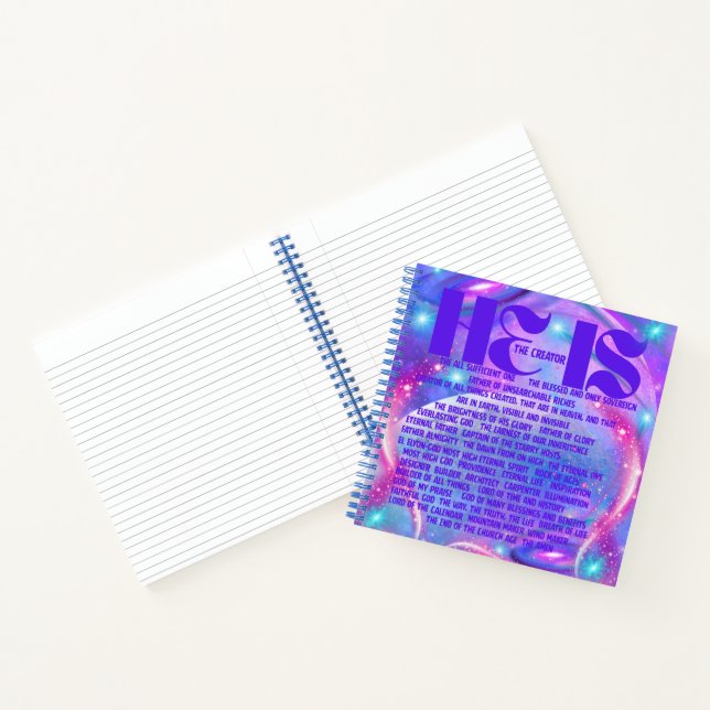Er ist das Schöpfer-Spiral-Notebook Notizbuch (Innenseite)
