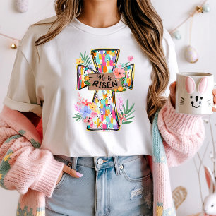 Er ist das T-Shirt der Osterflorenkreuz; Osterboho