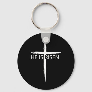 Er ist der Christliche Ostern Jesus Religiou Schlüsselanhänger