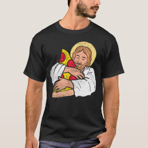 Er ist der lustige Jesus, der Basketball spielt T-Shirt