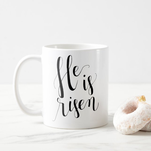 Er ist die Osterfeier-Tasse Kaffeetasse (Mit Donut)