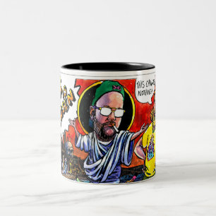 Er ist die Risen-Tasse Zweifarbige Tasse