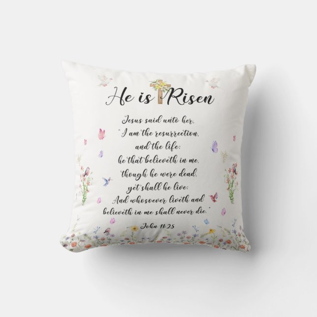 Er ist ein Geschenk für Pillow-Easter. Kissen (Vorderseite)