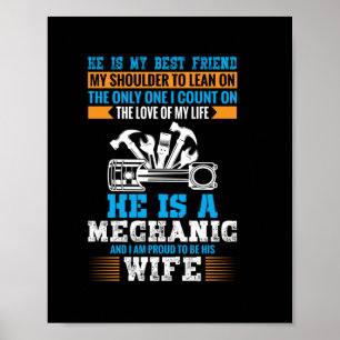 Er ist ein Mechaniker Poster