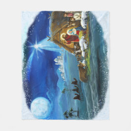 "Er ist Geboren" Fleecedecke