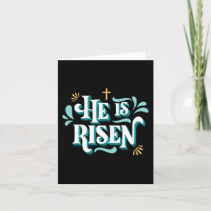 Er ist glücklich Ostern Christlichen Christus Jesu Karte