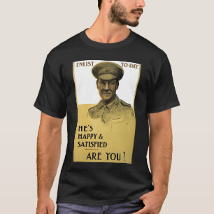 Er ist glücklich und, sind Sie erfüllt? T-Shirt