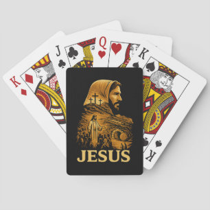 Er ist Jesus Christlich glücklicher Ostern Risen Spielkarten