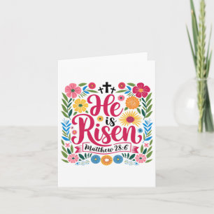 Er ist Jesus Christlichen glücklichen Osterbibel v Karte