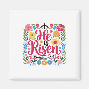 Er ist Jesus Christlichen glücklichen Osterbibel v Magnet