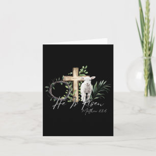 Er ist Jesus Christlicher Osterfrauen verschmäht Karte