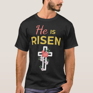Er ist Jesus glücklichen Ostern Christlichen Fai r T-Shirt