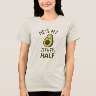 Er ist mein anderer halber T-Shirt Tri-Blend Shirt