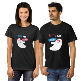 Er ist mein Boo - lustige Halloween-Shirts für Paa T-Shirt