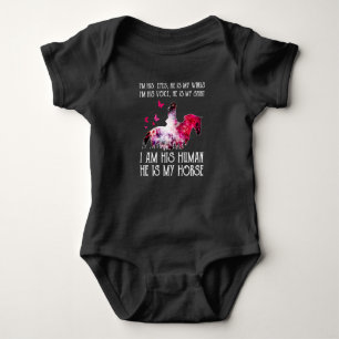 Er ist mein Pferd großes Geschenk für Pferdeliebha Baby Strampler