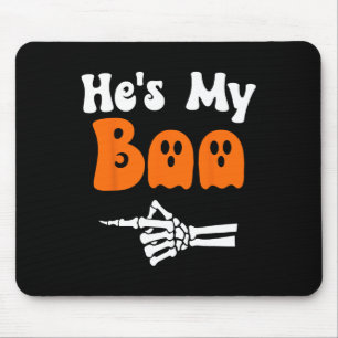 Er ist meine Boo-Skeleton-Paare, die sich mit Coup Mousepad