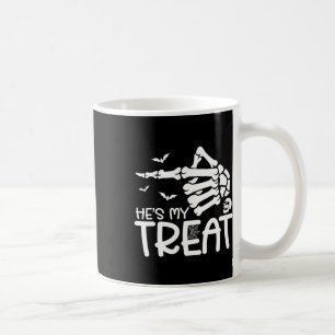 Er ist meine Leckerei Sie ist mein Trick Halloween Kaffeetasse