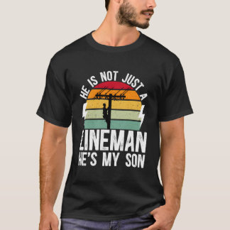 Er ist meine Sohn Lineman Mama eines Lineman Mama T-Shirt
