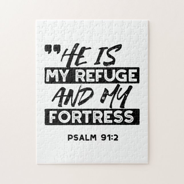 Er ist meine Zuflucht und meine Festung - Psalm 91 (Vertikal)