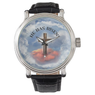 Er ist mit Wolken überquert worden Armbanduhr