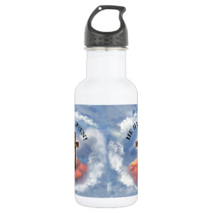Er ist mit Wolken überquert worden Edelstahlflasche