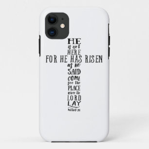 Er ist nicht hier, denn Er ist auferstanden, wie E Case-Mate iPhone Hülle