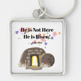 Er ist nicht hier Er ist Risen! Schlüsselanhänger