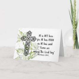 "ER ist NICHT HIER" Osterkarte