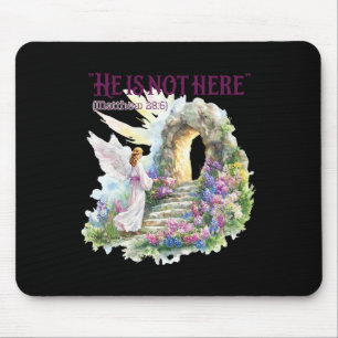 Er ist nicht hier - pastellfarbene Wasserfarbe Mousepad