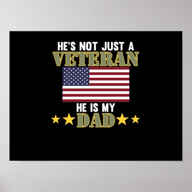 Er ist nicht nur ein Veteran, er ist Vater-glückli Poster (Vorne)