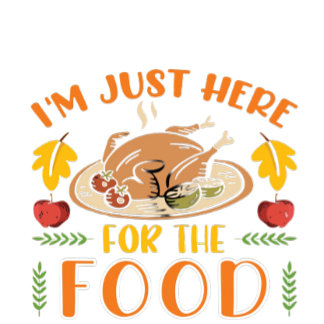 Er ist nur für das Essen hier T-Shirt