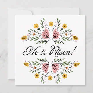 Er ist Ostern Risen Einladung
