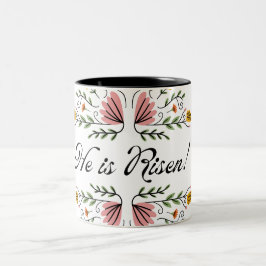 Er ist Ostern Risen Zweifarbige Tasse