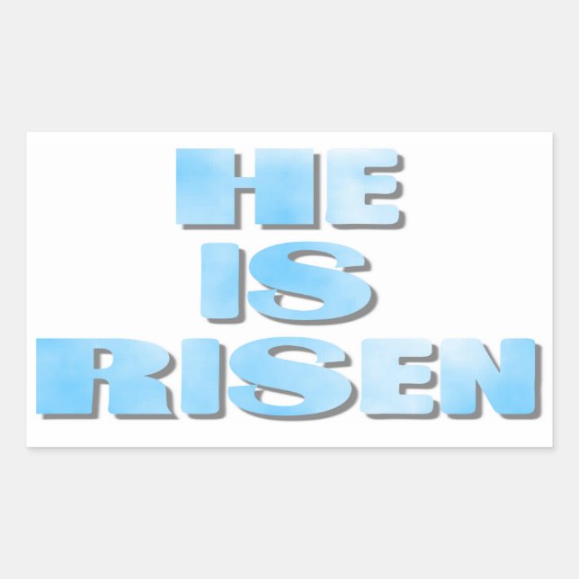 Er ist Rised II Stickers (Vorderseite)