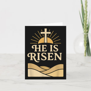 Er ist Risen - Christlich Ostern mit Cross & amp; Karte