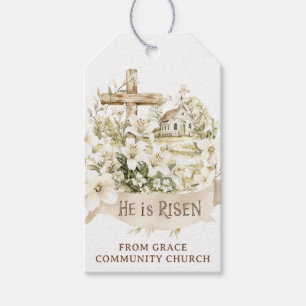 Er ist Risen Cross   Ostern Geschenkanhänger