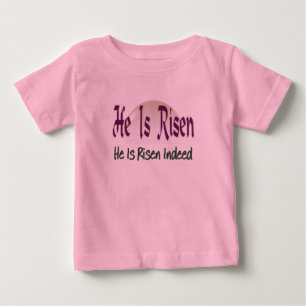 Er ist Risen, er ist tatsächlich Risen! Baby T-shirt